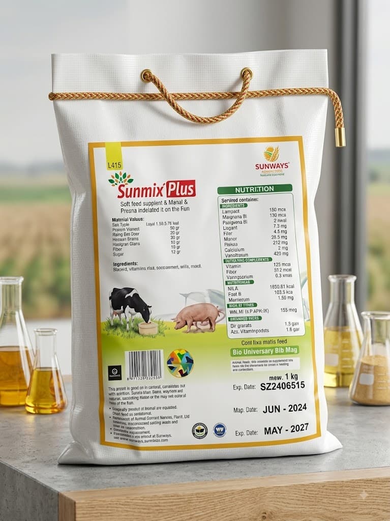 Sunmix Plus 25 кг (витамины, минералы, пробиотики)
